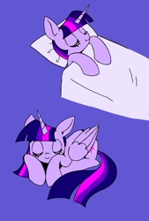 Size: 1181x1748 | Tagged: safe, artist:stacy_165cut, imported from derpibooru, twilight sparkle, alicorn, pony, bedsheets, cute, eyes closed, female, lying down, mare, pillow, sleeping, smiling, solo, twiabetes, twilight sparkle (alicorn)