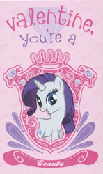 Size: 753x1272 | Tagged: safe, imported from derpibooru, rarity, pony, holiday, valentine's day, valentine's day card