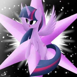 Size: 1024x1024 | Tagged: safe, artist:xlist276, imported from derpibooru, twilight sparkle, alicorn, pony, female, solo, twilight sparkle (alicorn)