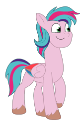 Size: 854x1324 | Tagged: safe, artist:westrail642fan, edit, edited screencap, imported from derpibooru, screencap, oc, oc only, oc:zephyr blitz, pegasus, pony, spoiler:g5, spoiler:my little pony: tell your tale, spoiler:tyts01e12, colored wings, g5, male, my little pony: tell your tale, pegasus oc, simple background, stallion, style emulation, the game is ahoof, transparent background, unshorn fetlocks, wings