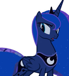 Size: 300x327 | Tagged: safe, artist:movieliker236, edit, edited screencap, imported from derpibooru, screencap, princess luna, alicorn, pony, luna eclipsed, background removed, cropped, female, mare, not a vector, royalty, simple background, solo, white background