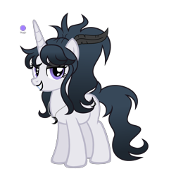 Size: 3061x3049 | Tagged: safe, artist:darbypop1, imported from derpibooru, oc, oc only, oc:raven, pony, unicorn, female, mare, simple background, solo, transparent background