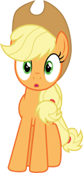 Size: 3000x6251 | Tagged: safe, artist:cloudy glow, imported from derpibooru, applejack, school daze, .ai available, simple background, solo, transparent background, vector