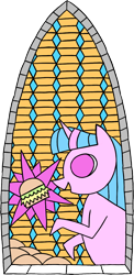 Size: 714x1469 | Tagged: safe, artist:aprilfools, twilight sparkle, pony, unicorn, /bale/, burger, female, food, hay burger, horn, mare, rearing, simple background, solo, stained glass window, transparent background, unicorn twilight
