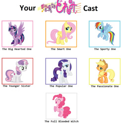 Size: 1284x1318 | Tagged: safe, artist:smochdar, imported from derpibooru, applejack, fluttershy, pinkie pie, rainbow dash, rarity, sweetie belle, twilight sparkle, alicorn, earth pony, pegasus, pony, unicorn, aiko senoo, caitlyn goodwyn, crossover, doremi, doremi harukaze, dorie goodwyn, ellie craft, eyes closed, hana-chan, hazuki fujiwara, looking at you, magical doremi, mane six, mirabelle p. haywood, momoko asuka, ojamajo doremi, onpu segawa, open mouth, pop harukaze, reanne griffith, smiling, twilight sparkle (alicorn)