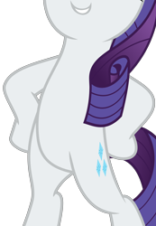 Size: 3780x5469 | Tagged: safe, artist:jhayarr23, edit, imported from derpibooru, vector edit, rarity, pony, unicorn, fake it 'til you make it, belly, bipedal, cropped, hooves on hips, pictures of bellies, pose, simple background, smiling, solo, transparent background, vector