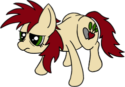 Size: 832x583 | Tagged: safe, artist:aprilfools, oc, oc only, earth pony, pony, /bale/, earth pony oc, female, mare, simple background, solo, transparent background