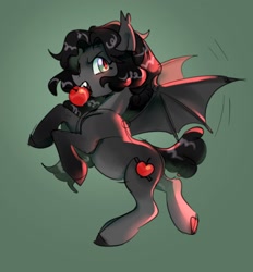 Size: 1542x1662 | Tagged: safe, artist:lunnita_pony, imported from derpibooru, oc, oc only, bat pony, pony, bat pony oc, solo