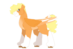 Size: 1280x854 | Tagged: safe, artist:itstechtock, imported from derpibooru, oc, oc only, oc:sketch a. doodle, pegasus, pony, colored wings, male, multicolored wings, simple background, solo, stallion, transparent background, wings