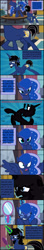 Size: 1600x8997 | Tagged: safe, artist:evilfrenzy, imported from derpibooru, princess luna, oc, oc:frenzy, alicorn, pony, april fools, female, male, male to female, mare, mirror, poison joke, rule 63, spread wings, wings