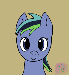 Size: 1494x1608 | Tagged: safe, artist:darkderp, imported from derpibooru, oc, oc only, oc:dark derp, pegasus, female, front view, happy, mare, smiling