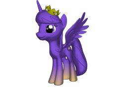 Size: 2000x1500 | Tagged: safe, artist:taionafan369, imported from derpibooru, oc, oc only, oc:purple, alicorn, pony, pony creator, 3d, 3d pony creator, acceptance, alicorn oc, candy, caramel (food), caramel cold, caramel cold brew, chocolate, female, food, gradient legs, horn, inclusivity, jewelry, m&m's, peanut, ponified, ponylumen, purple, simple background, solo, spread wings, tiara, transparent background, wings