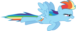 Size: 7363x3000 | Tagged: safe, artist:cloudy glow, imported from derpibooru, rainbow dash, pegasus, pony, the super speedy cider squeezy 6000, .ai available, female, flying, mare, simple background, solo, spread wings, transparent background, vector, wings