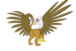 Size: 3057x2048 | Tagged: safe, alternate version, artist:mfg637, derpibooru exclusive, imported from derpibooru, gilda, griffon, .svg available, butt, gildonk, looking at you, plot, simple background, solo, svg, transparent background, vector