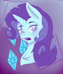 Size: 2064x2431 | Tagged: safe, artist:diamondsparkle7, imported from derpibooru, rarity, pony, bust, portrait, solo