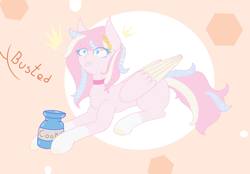 Size: 1716x1196 | Tagged: safe, imported from derpibooru, pegasus, pony, caught, cookie thief, cute, female, solo