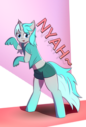 Size: 1462x2160 | Tagged: safe, artist:neon_flame, imported from derpibooru, oc, unicorn, clothes, cute, female, solo, standing on two hooves