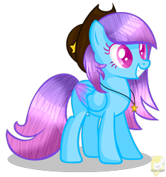 Size: 1388x1484 | Tagged: safe, artist:angellightyt, imported from derpibooru, oc, oc only, pegasus, pony, base used, colored wings, eyelashes, female, grin, hat, jewelry, mare, necklace, pegasus oc, simple background, smiling, solo, transparent background, two toned wings, wings