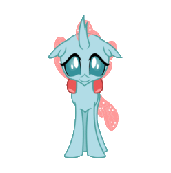 Size: 1188x1200 | Tagged: safe, artist:ponygamer2020, artist:twilight-twinkle, imported from derpibooru, ocellus, changedling, changeling, animated, female, flash puppet, gif, reference sheet, rotation, simple background, solo, spinning, tail, transparent background, turnaround, wings, you spin me right round