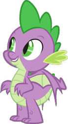 Size: 402x721 | Tagged: safe, artist:pascalmulokozi2, edit, edited screencap, imported from derpibooru, screencap, spike, dragon, season 8, spoiler:s08, background removed, not a vector, simple background, solo, transparent background, winged spike, wings
