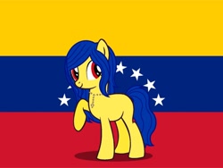Size: 1280x960 | Tagged: safe, artist:ask-ponyvenezuela, imported from derpibooru, oc, oc only, oc:venezuela, pony, nation ponies, ponified, solo, venezuela