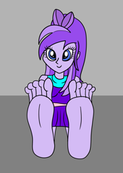 Size: 1147x1600 | Tagged: safe, artist:platinumdrop, imported from derpibooru, oc, oc only, oc:picnic starlight, human, equestria girls, feet, fetish, foot fetish, foot focus, request, solo