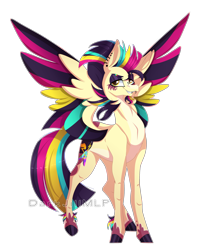 Size: 3272x4030 | Tagged: safe, artist:darkjillmlp123, imported from derpibooru, oc, oc:lightning spark, pegasus, pony, colored wings, female, mare, multicolored wings, simple background, solo, transparent background, wings