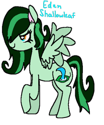 Size: 413x500 | Tagged: safe, artist:xxannabethxx, imported from derpibooru, oc, oc only, oc:eden shallowleaf, pegasus, pegasus oc, side view, simple background, solo, transparent background, wings