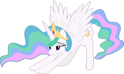 Size: 6000x3614 | Tagged: safe, artist:firlin123, imported from derpibooru, princess celestia, alicorn, pony, female, iwtcird, mare, meme, no neck, scrunchy face, simple background, solo, spread wings, stretching, transparent background, vector, wings