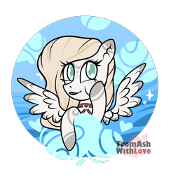 Size: 1950x2000 | Tagged: safe, artist:loverashley, imported from derpibooru, oc, oc only, pegasus, pony, bust, cheek squish, colored wings, commission, ear fluff, eyelashes, female, mare, pegasus oc, simple background, solo, spread wings, squishy cheeks, transparent background, two toned wings, wings, ych result