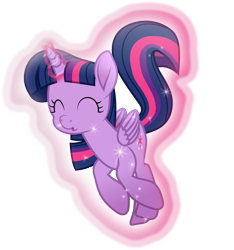 Size: 7004x7478 | Tagged: safe, artist:lincolnbrewsterfan, derpibooru exclusive, imported from derpibooru, part of a set, twilight sparkle, alicorn, pony, .svg available, ^^, absurd resolution, adorable face, cute, cute face, cute smile, cuteness overload, excited, eyes closed, female, flying, folded wings, glow, glowing horn, happy, horn, implied moondancer, inkscape, kissy face, levitation, magic, magic aura, mare, multicolored mane, multicolored tail, offscreen character, part of a series, puckered lips, self-levitation, simple background, striped mane, striped tail, svg, tail, telekinesis, transparent background, twiabetes, twilight sparkle (alicorn), vector, whistling, windswept tail, wings
