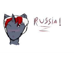 Size: 1280x1088 | Tagged: safe, artist:asksloveniapony, imported from derpibooru, pony, 2014, nation ponies, ponified, russia, simple background, solo, white background