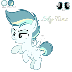 Size: 2048x2048 | Tagged: safe, artist:harmonyvitality-yt, imported from derpibooru, oc, oc only, oc:sky tune, pegasus, pony, base used, colt, foal, male, offspring, parent:sky stinger, parent:vapor trail, parents:vaporsky, pegasus oc, rearing, simple background, solo, transparent background, wings