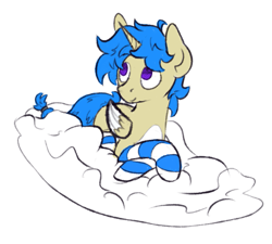 Size: 885x796 | Tagged: safe, artist:skookz, imported from derpibooru, oc, oc only, alicorn, pony, clothes, cloud, colored belly, colored wings, lying down, male, simple background, socks, solo, stallion, striped socks, two toned wings, white background, wings