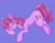 Size: 1620x1250 | Tagged: safe, artist:twilightsparkee, imported from derpibooru, berry punch, earth pony, pony, blue background, blushing, drunk, female, go home you're drunk, mare, one eye closed, open mouth, purple background, simple background, solo