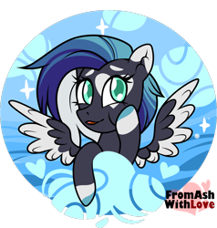 Size: 850x891 | Tagged: safe, artist:loverashley, imported from derpibooru, oc, oc only, pegasus, pony, bust, cheek squish, colored wings, commission, ear fluff, eyelashes, female, mare, pegasus oc, simple background, solo, spread wings, squishy cheeks, transparent background, two toned wings, wings, ych result