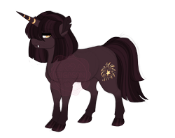 Size: 2900x2300 | Tagged: safe, artist:gigason, imported from derpibooru, oc, oc only, oc:willow star, pony, unicorn, fangs, female, mare, offspring, parent:tempest shadow, simple background, solo, transparent background