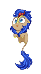 Size: 556x993 | Tagged: safe, artist:michel tusche, imported from derpibooru, oc, oc only, oc:cobalt flame, kirin, :p, kirin oc, simple background, solo, tongue out, transparent background