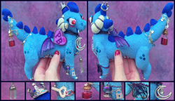 Size: 3264x1885 | Tagged: safe, artist:krazykari, imported from derpibooru, princess ember, human, hand, irl, irl human, photo, plushie, solo