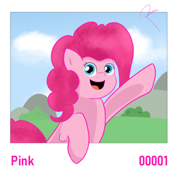 Size: 1080x1080 | Tagged: safe, artist:reinbou, imported from derpibooru, pinkie pie, earth pony, pony, looking at you, photo, solo