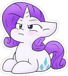 Size: 802x889 | Tagged: safe, artist:zutcha, imported from derpibooru, rarity, pony, unicorn, blushing, cute, female, lying down, mare, prone, raribetes, simple background, solo, transparent background