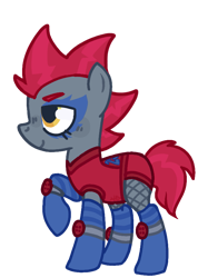 Size: 597x840 | Tagged: safe, idw, imported from derpibooru, shadowsmacks, earth pony, pony, friends forever, spoiler:comic, background pony, clothes, comic, mischievous, photo, show accurate, simple background, solo, transparent background