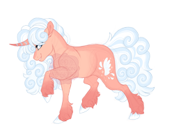 Size: 3412x2600 | Tagged: safe, artist:gigason, imported from derpibooru, oc, oc only, oc:flight wish, pony, unicorn, female, mare, offspring, parent:rolling thunder, simple background, solo, transparent background, unshorn fetlocks