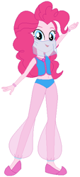 Size: 260x574 | Tagged: safe, artist:elsie1234, imported from derpibooru, pinkie pie, human, equestria girls, base used, belly dancer, belly dancer outfit, bracelet, clothes, dress, female, jewelry, midriff, simple background, singing belly dancing rainbooms, solo, veil, white background