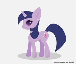 Size: 2600x2200 | Tagged: safe, artist:margaritaenot, imported from derpibooru, twilight sparkle, pony, unicorn, alternate design, simple background, solo, unicorn twilight, white background