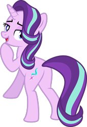 Size: 3000x4398 | Tagged: safe, artist:sollace, imported from derpibooru, starlight glimmer, pony, unicorn, .svg available, bedroom eyes, bipedal, bipedal leaning, butt, female, glimmer glutes, leaning, looking at you, looking back, mare, open mouth, plot, simple background, solo, transparent background, vector