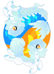 Size: 4968x6713 | Tagged: safe, artist:crazysketch101, imported from derpibooru, oc, oc only, oc:pearl, earth pony, pony, sea pony, seapony (g4), simple background, smiling, solo, transparent background