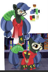 Size: 496x751 | Tagged: safe, artist:heartwoozy, idw, imported from derpibooru, mistress marevelous, earth pony, pony, building, clothes, costume, female, gameloft, idw showified, lasso, looking at you, mare, mask, my little pony: magic princess, power ponies, rope, screencap reference, smiling, solo, tail, tail wrap