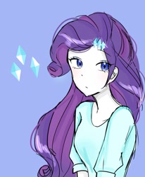 Size: 600x729 | Tagged: safe, artist:rainn__1026, imported from derpibooru, rarity, human, equestria girls, sketch, solo