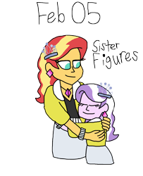 Size: 3000x3699 | Tagged: safe, artist:ktd1993, imported from derpibooru, diamond tiara, sunset shimmer, human, equestria girls, alternate clothes, alternate hairstyle, clothes swap, duo, female, hug, jewelry, siblings, simple background, sisters, tiara, transparent background